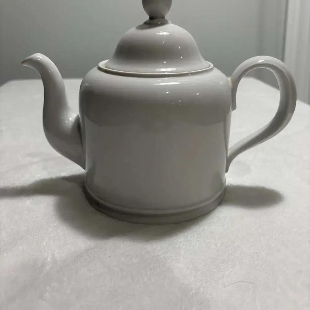 Seltmann Weidner Bavaria White Porcelain Teapot With Lid